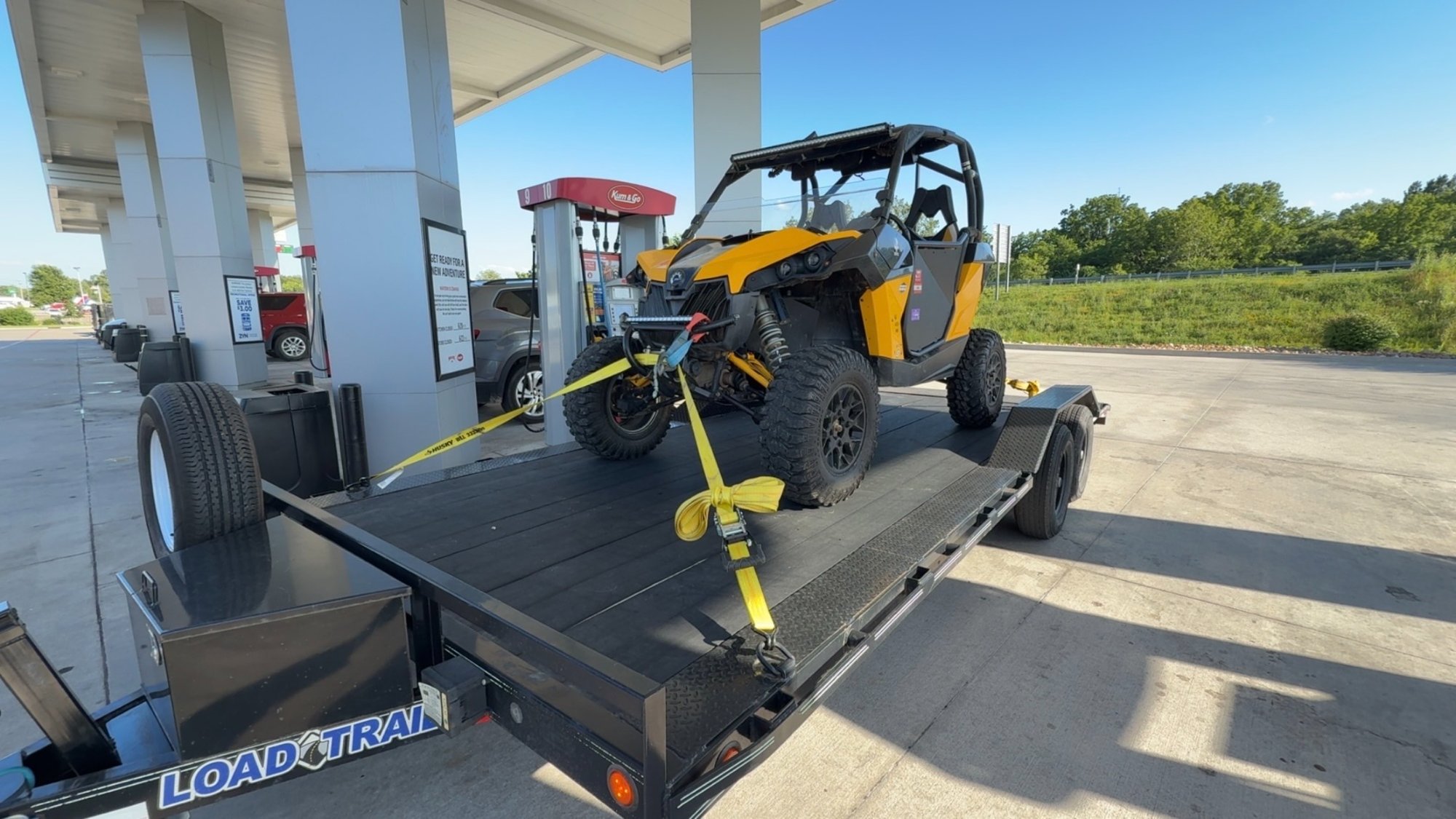 Can-Am UTV on hauler