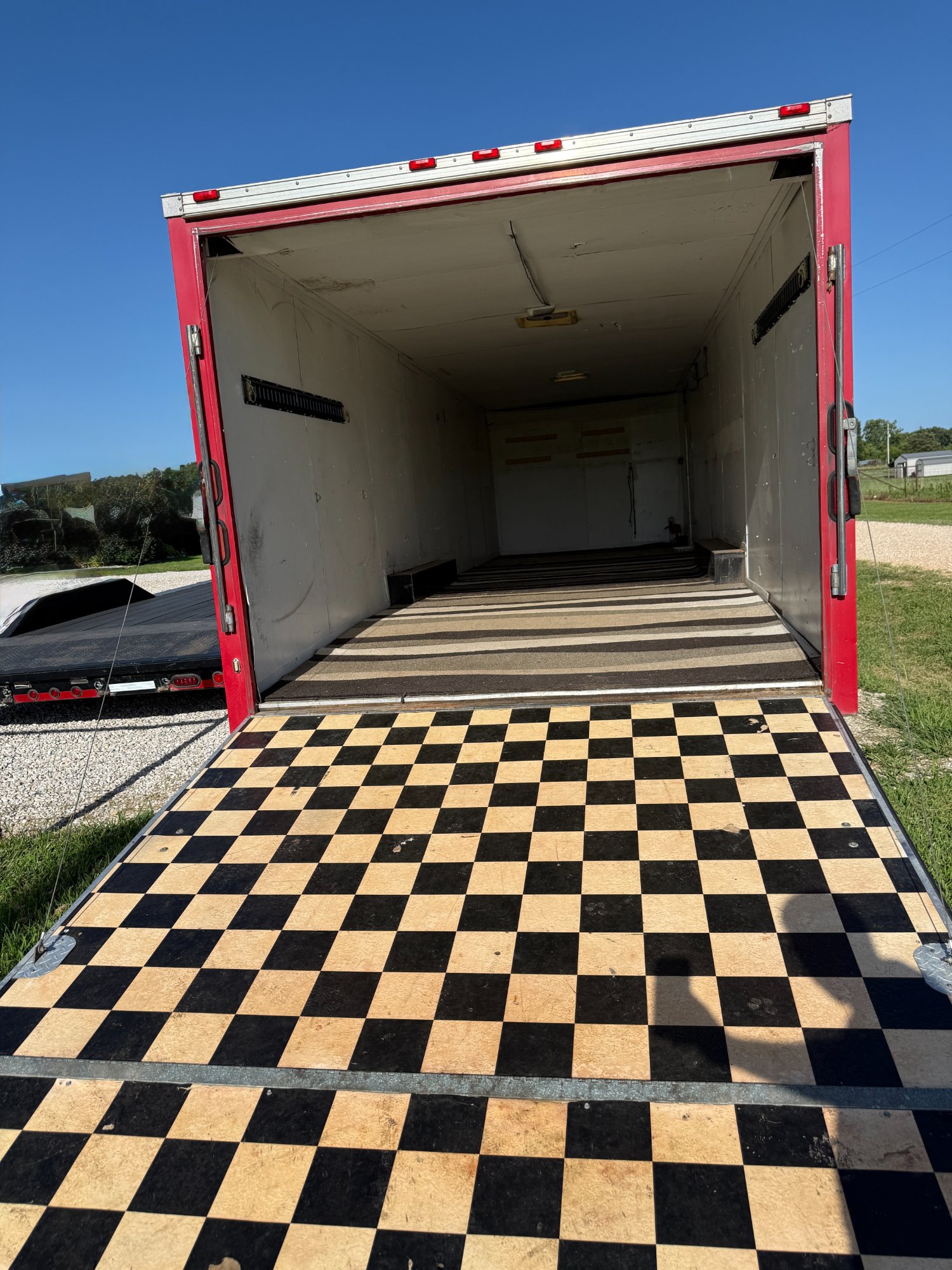 Enclosed trailer interior